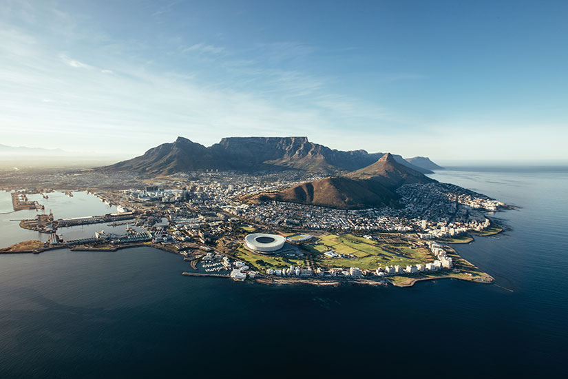 image Afrique du sud Cape Town vue aerienne  fo