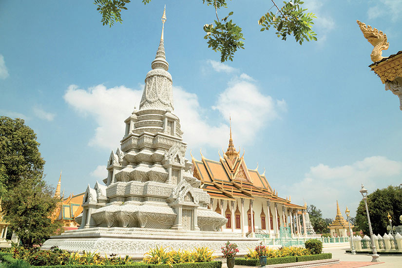 image Cambodge Palais Royal Pagode d argent  fo