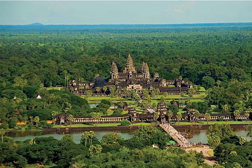 image Cambodge Siem Reap temple Angkor Wat vue aerienne is_1058774738
