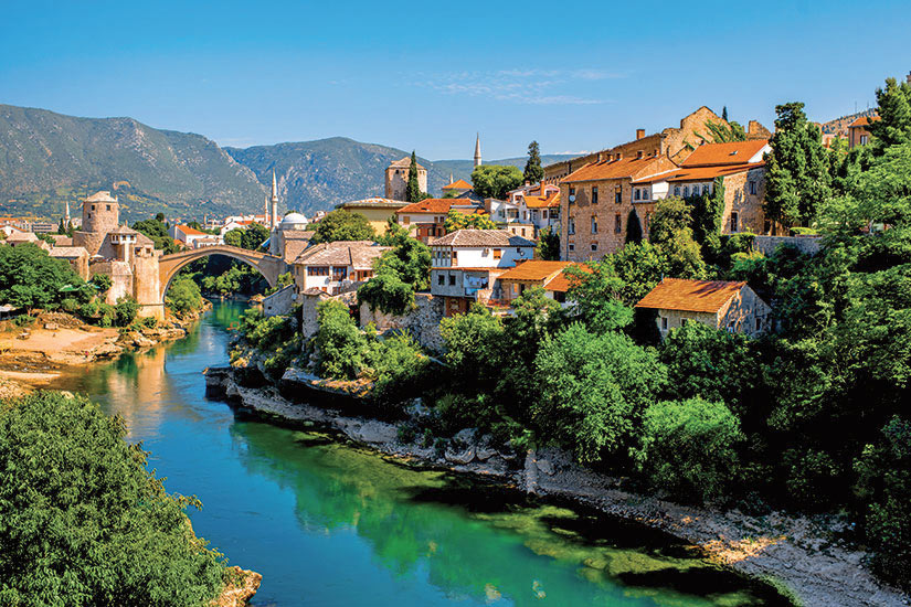 image Croatie Mostar vue sur la ville  it