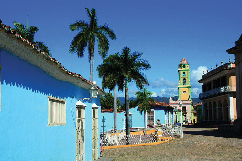 image Cuba Trinidad Maison bleue  fo