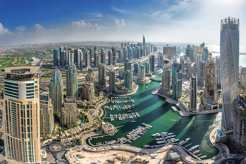 image Emirats Arabes Unis Dubai vue aerienne  fo