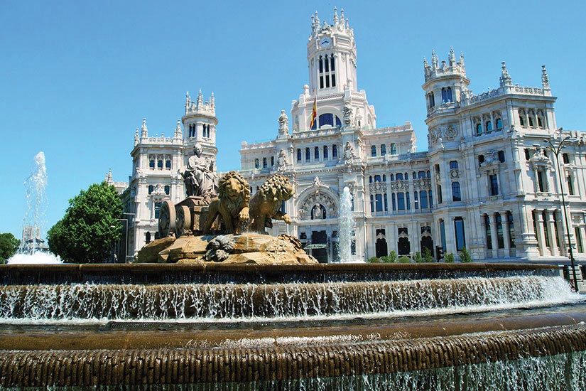 image Espagne Madrid Plaza de Cibeles et Palais des Communications  it