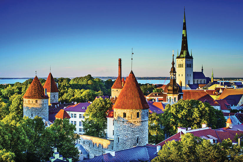 image Estonie Tallinn Panorama  fo