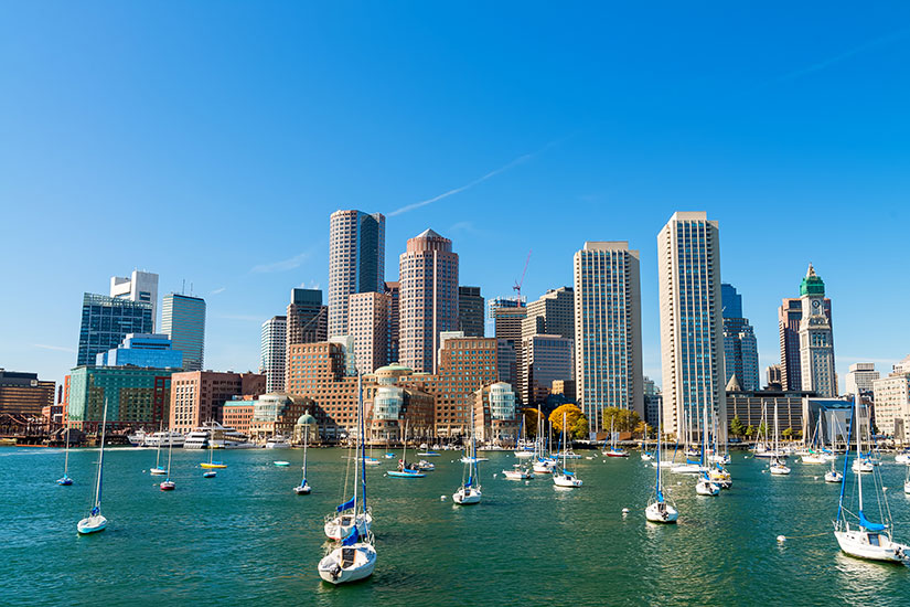 image Etats Unis Boston horizon urbain  fo