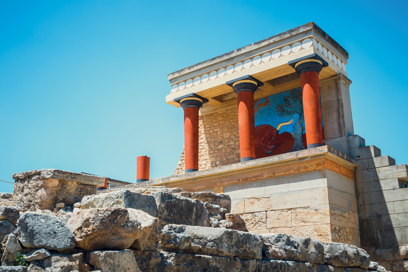 image Grece crete knossos ruines pittoresques palais minoen 32 fo_166135717