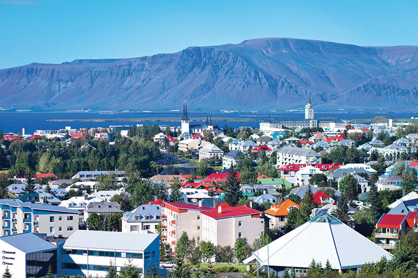 image Islande Reykjavik Vue aerienne  fo