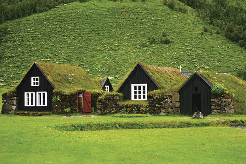 image Islande maisons traditionelles  fo