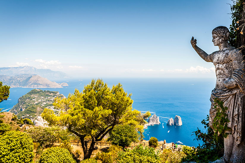 image Italie Capri statue  it