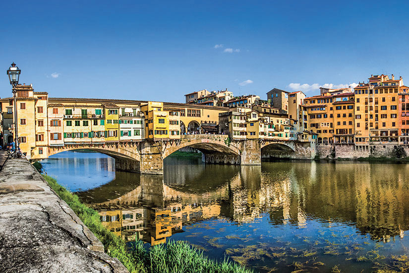 image Italie Florence Ponte Vecchio avec la riviere Arno  fo