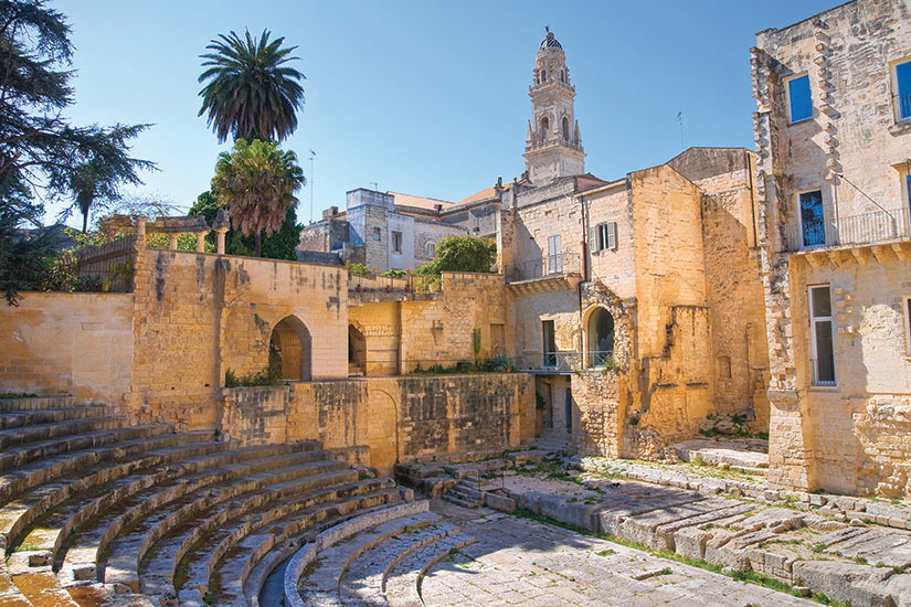 image Italie Puglia Lecce theatre romain  fo