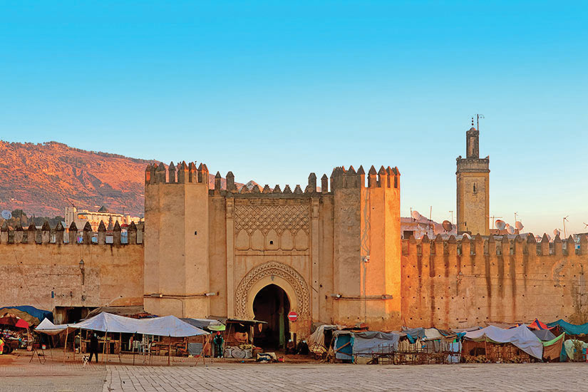 image Maroc Fez Porte de l ancient medina  fo