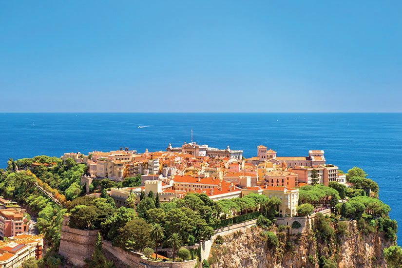 image Monaco Vue panoramique avec le palais du prince  fo