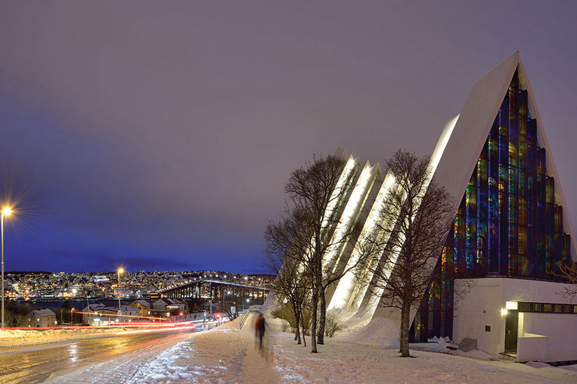image Norvege Tromso Cathedrale arctique  fo