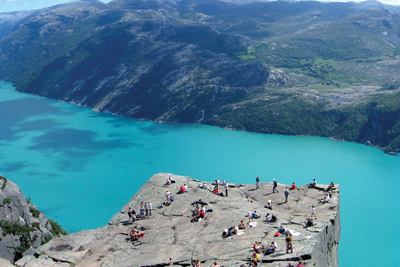 image Norvege scandinavie panorama Preikestolen  fo