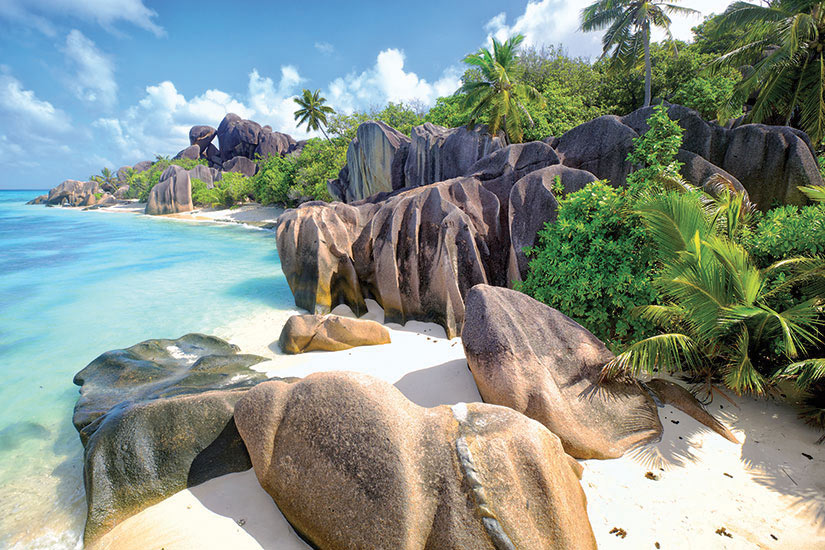 image Seychelles Ladigue Anse Source Argent plage  fo