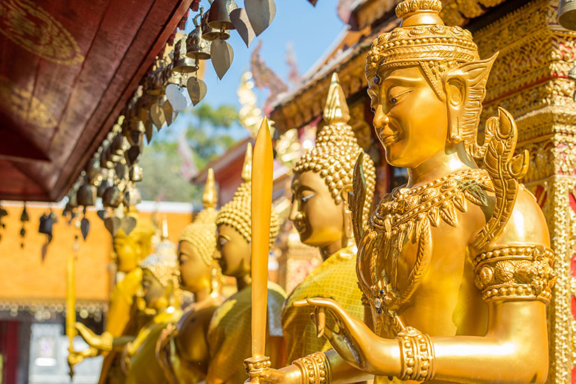 image Thailande Chiang Mai Wat Phra That Doi Suthep  fo