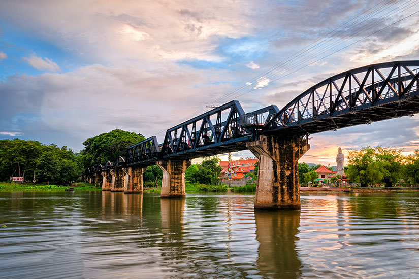 image Thailande pont riviere Kwai  fo