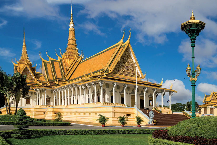 image Vietnam le Palais Royal de Phnom Penh  fo