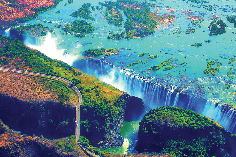 image Zimbabwe Zambie Chutes Victoria  it  Double