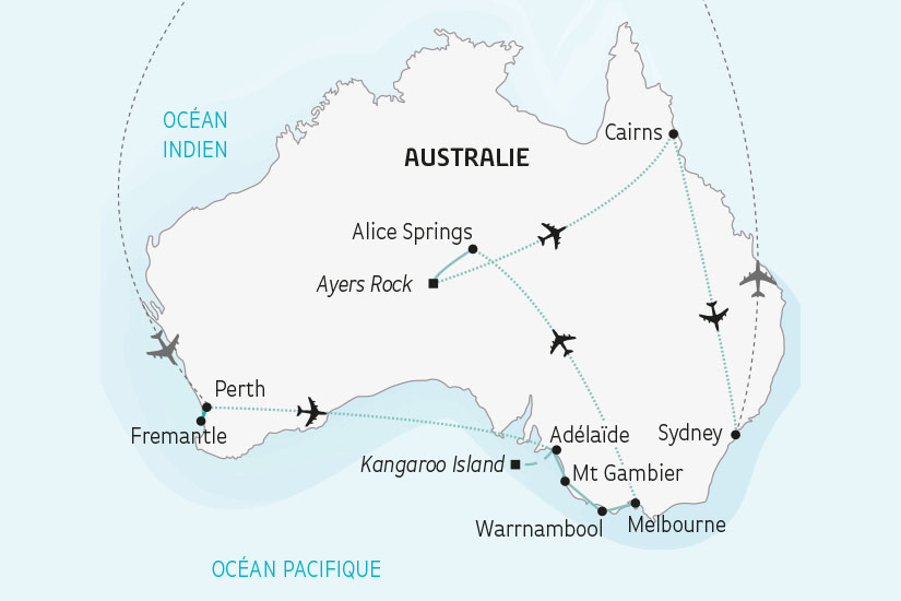 carte Australie a la Decouverte d un Continent SH 2023_414 109604