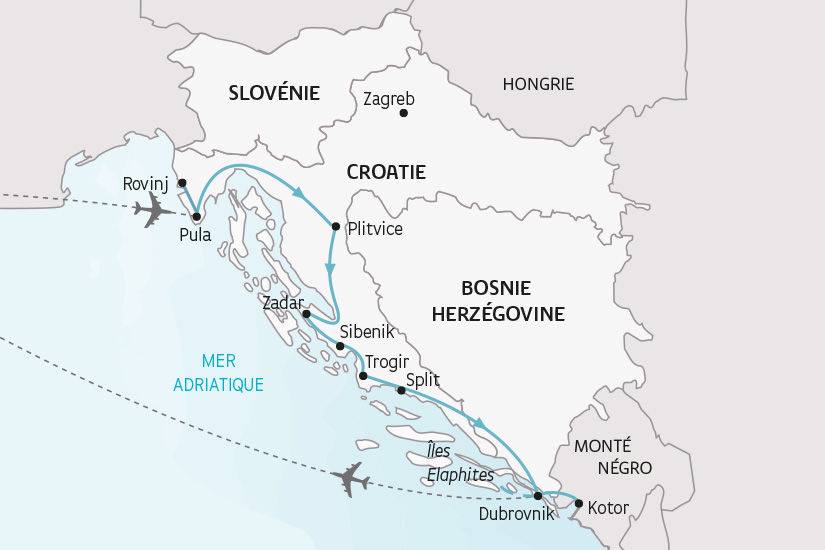 carte Croatie le Grand Tour de Croatie SH 2023_414 537481