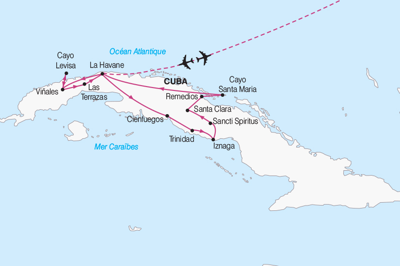 carte Cuba Cuba Charme des Caraibes 2018_267 401132