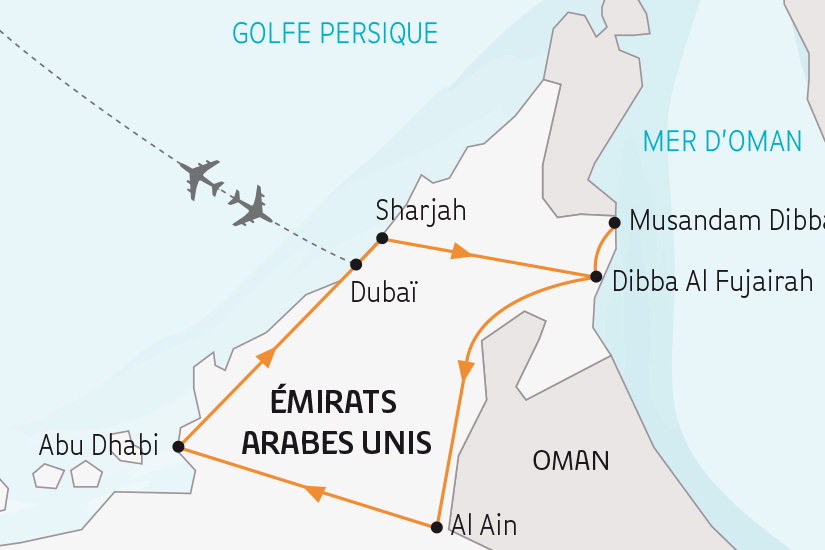 carte Emirats Arabes Unis le Pays de l Or Noir SH 2023_414 758486