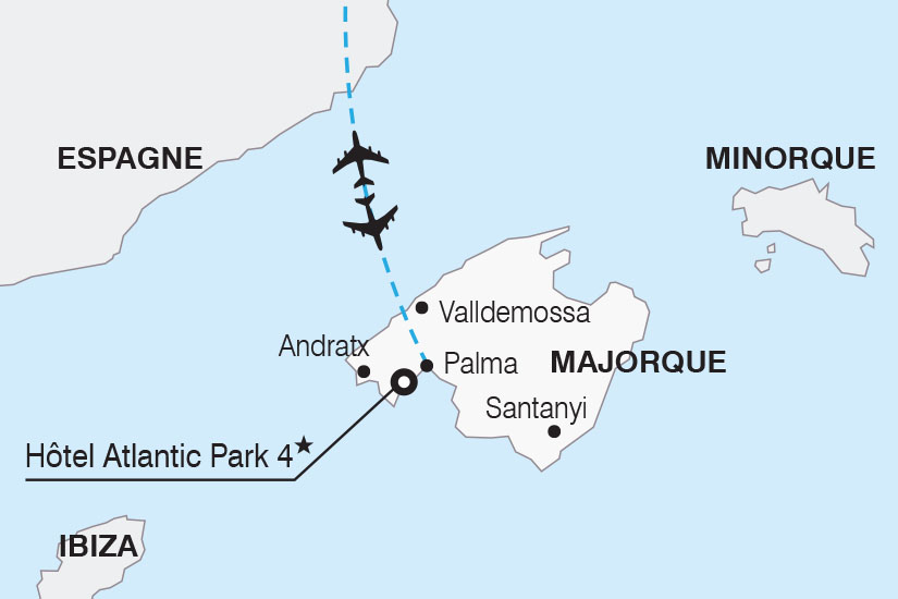 carte Espagne Majorque la perle des Baleares SH 2023_411 207817