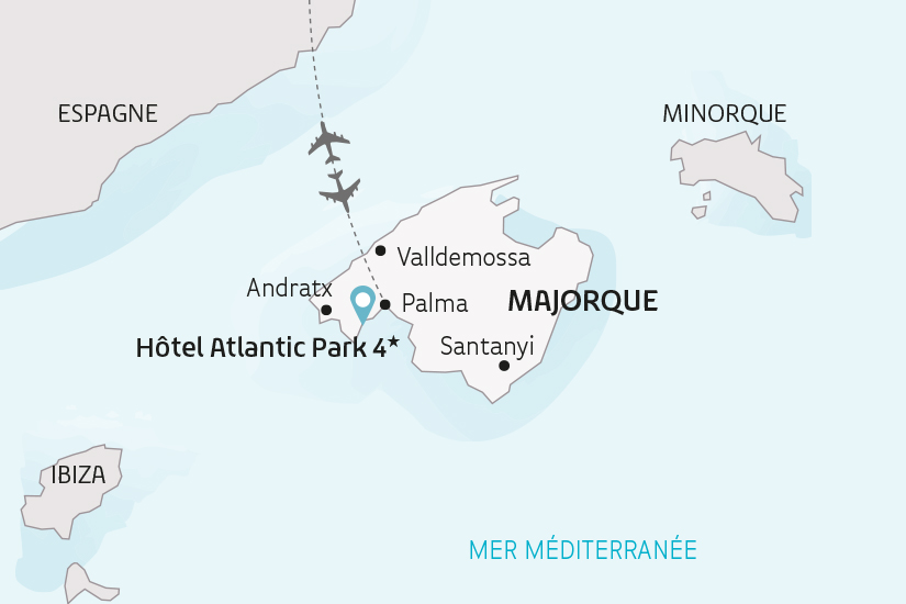 carte Espagne Majorque la perle des Baleares SH 2023_414 162034