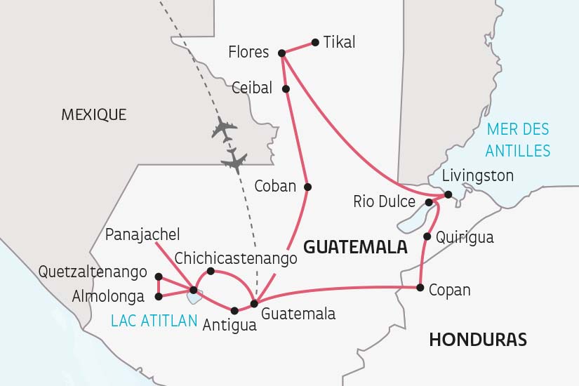 carte Guatemala Honduras Tresors du Guatemala et Honduras SH 2023_414 855404