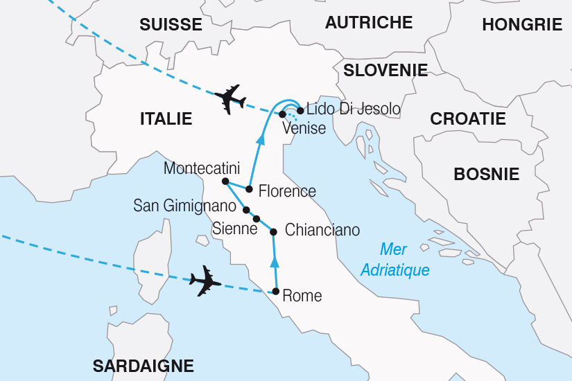 carte Italie Fascinante Italie de Rome a Venise SH20_339 100977