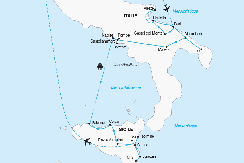 carte Italie Le Sud de l Italie le bel paese SH 2022_388 309280