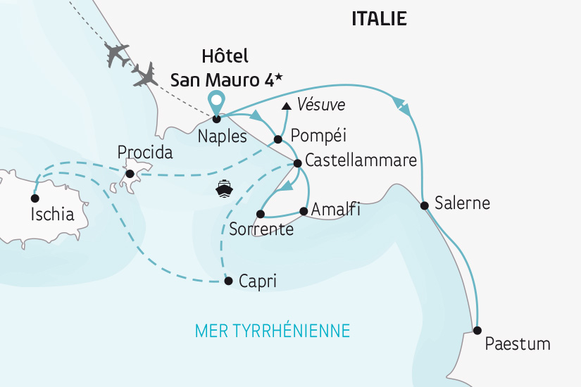 carte Italie Naples plus belle baie au Monde SH 23 24_424 294785