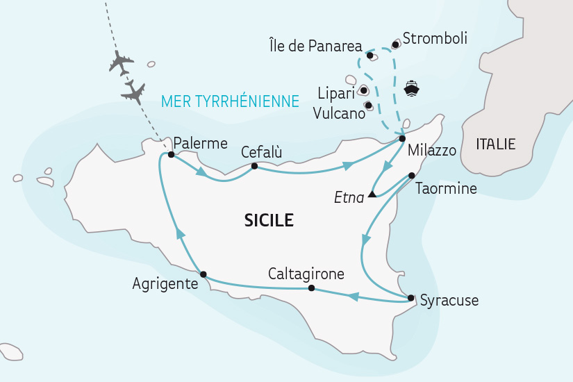 carte Italie la Sicile et les iles Eoliennes SH 2023_414 363966