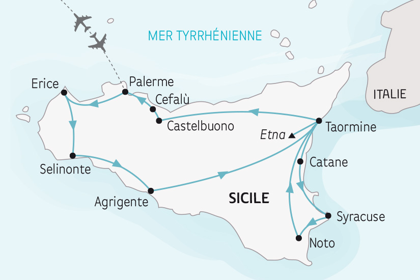carte Italie le Grand Tour de Sicile SH 2023_414 416746