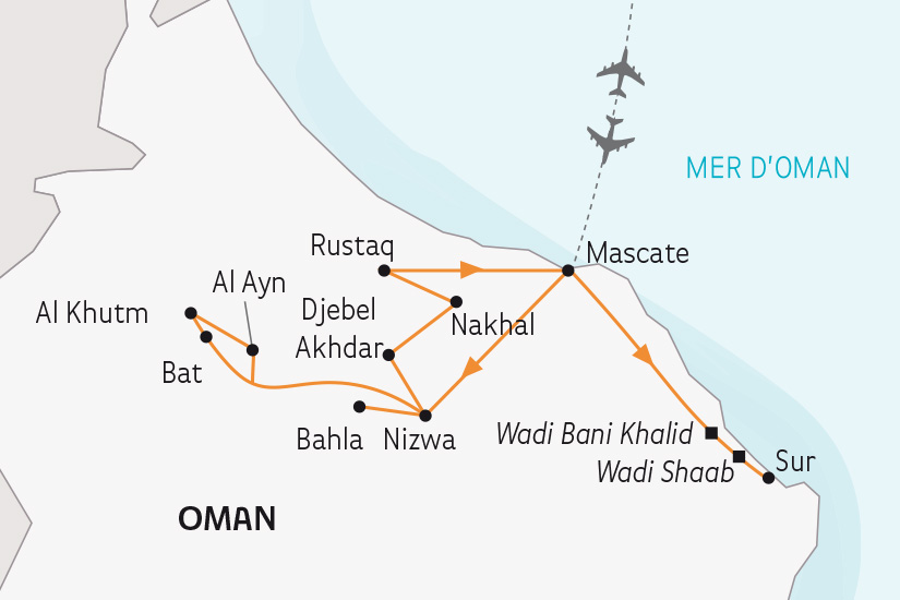 carte Oman le Sultanat d Oman l Arabie Heureuse SH 2023_414 393588