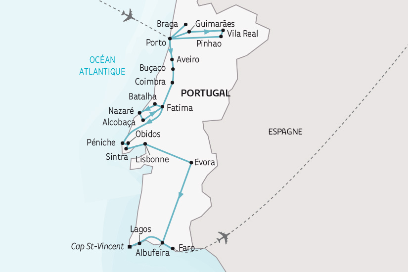 carte Portugal du Nord au Sud SH 2023_414 832636