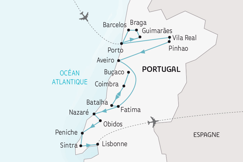 carte Portugal entre Tage et Douro SH 2023_414 409230