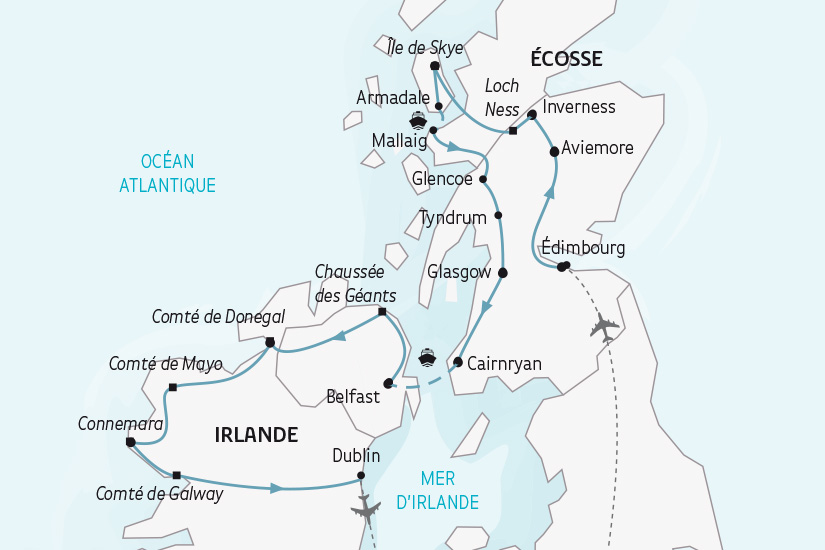 carte Royaume Uni Magie Celte entre Ecosse et Irlande SH 2023_414 895086