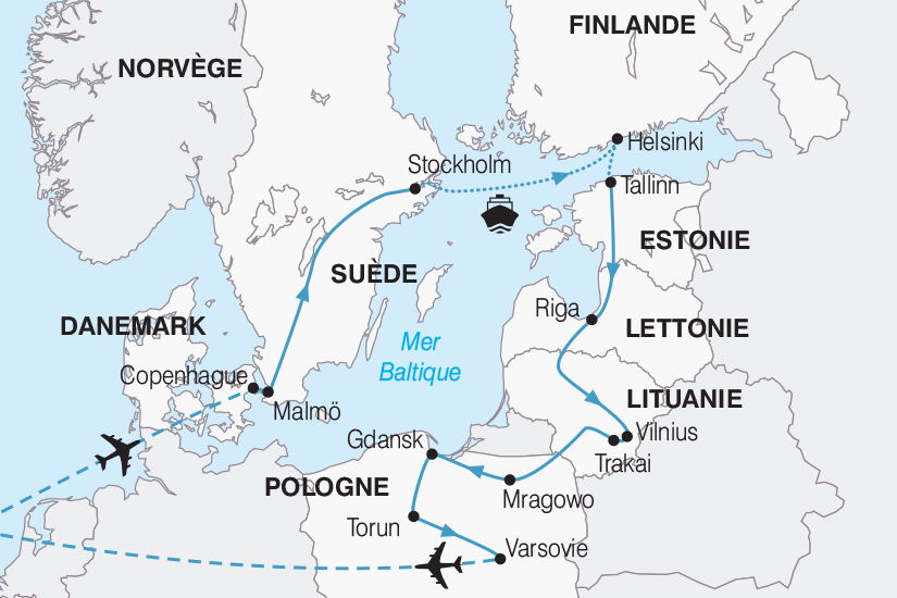 carte Scandinavie Le Grand Tour de la Baltique 2019_292 728947