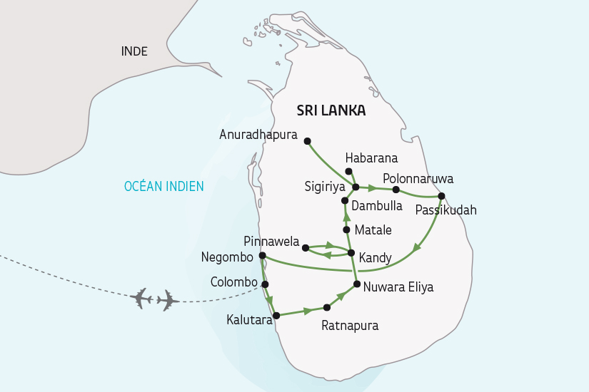 carte Sri Lanka Le Pays de l Or Vert SH 2023_414 455045