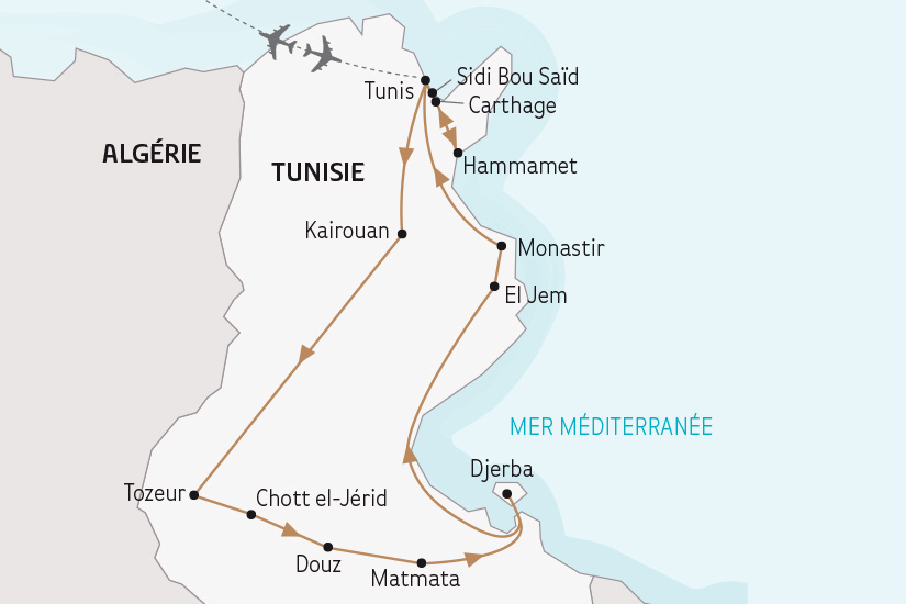 carte Tunisie l Essentiel de la Tunisie SH 2023_414 385579