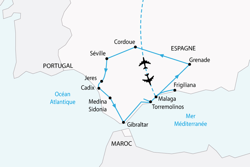 carte espagne splendeurs andalouses sh 2018_236 802204