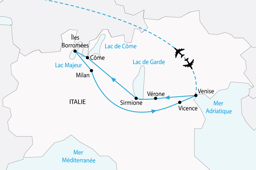 Circuit En Italie Les Lacs Italiens Milan Et Venise 8 Jours Bt Tours