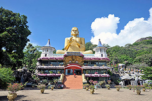 sri lanka dambulla temple bouddhiste  it